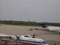 Cubana Il-62M takes off from Santo Domingo airport