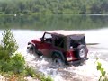 Stock 4X4 Jeep Wangler Fording water