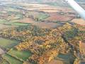 View of the Annapolis Valley, NS from a plane