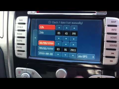 how to update ford sat nav