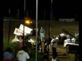 dirt mini sprint crash at Brewerton NY