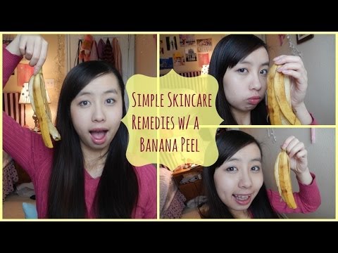 how to use a banana peel for acne