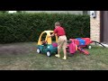 star wars kids in the backyard