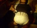my nephew first steps attempting to crawl