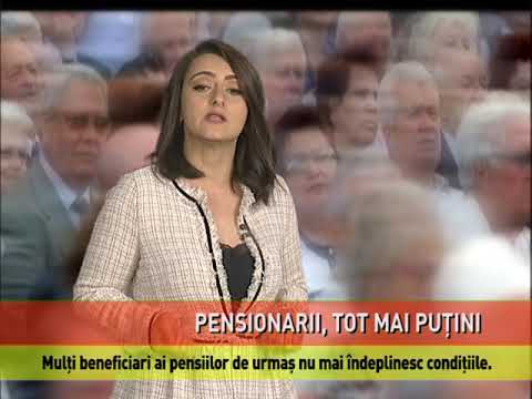 Numărul pensionarilor din România, în scădere