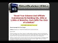 Site Builderelite Review - sitebuilderelite.com