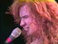 megadeth playing paranoid live (with menza & m