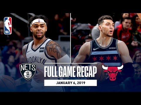 Video: Full Game Recap: Nets vs Bulls | D'Angelo Russell and Zach LaVine Duel In Chicago