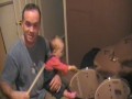 Vivian,baby,drumming