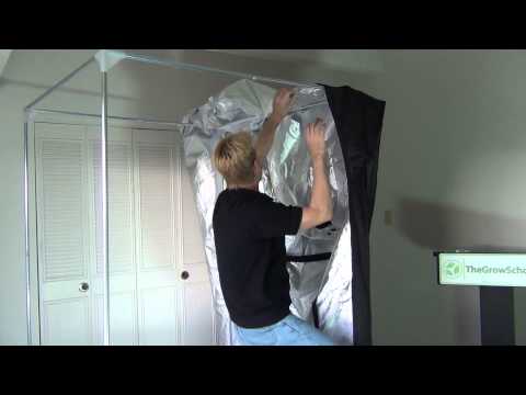 how to set up a grow tent