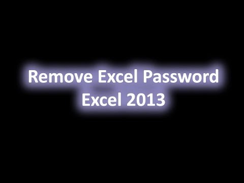 how to break xlsx password