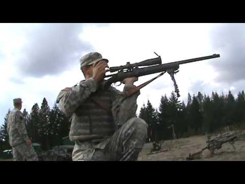 M24 - shooting the m24 kneeling.