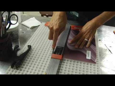 how to make fused glass belt buckles