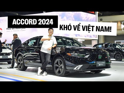 Ngồi thử Honda Accord hybrid 2024: Khó về Việt Nam mặc dù rất đẹp và thể thao!