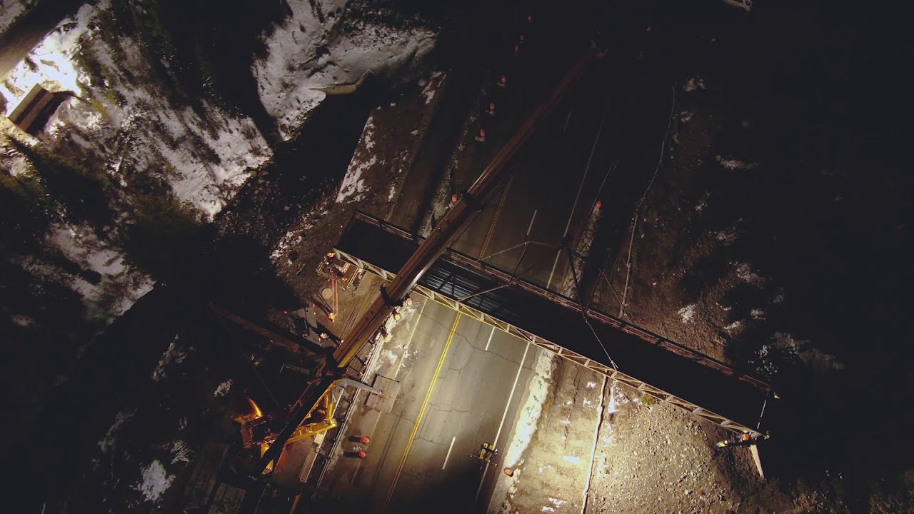 Fremont Recpath Bridge Install