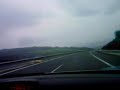 En el coche con la ni�as hacia C�diz