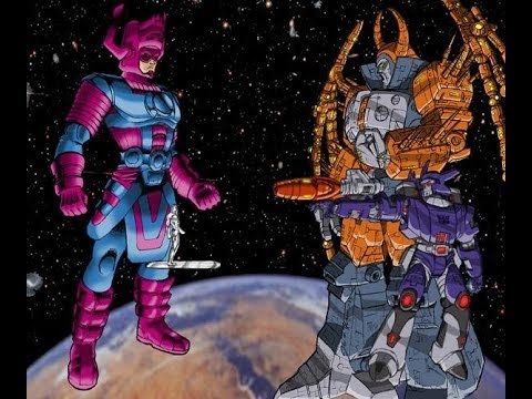 unicron - Unicron vs. Galactus Hey guys welcome back Well it has been awhile, but we finally can get back into the Fantasy Battle series. This video, we Pit the infamo...