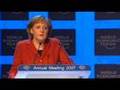 Davos Annual Meeting 2007 - Angela Merkel Opening Address
