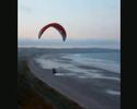 Nairn paragliding in the evening, 21st April 2008