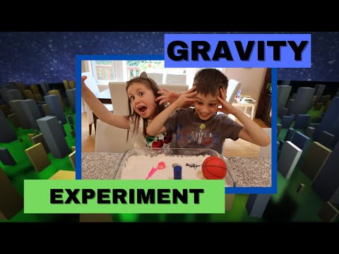 Easy GRAVITY EXPERIMENT for KIDS at HOME