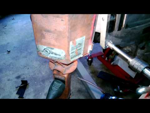 how to tap b series oil pan