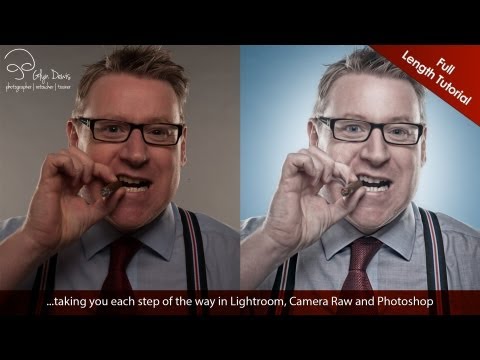 Retouching - Promo video for my Full Length Tutorial Download teaching how to retouch your very own Portraits Packed with Character using Lightroom, Camera RAW and Photos...