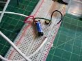 so in this test i connect a reed relay switch to a switch in a dc circuit which induces a connection in an ac circuit with a light bulb.