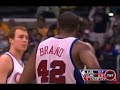 Elton Brand Fouls Ronny Turiaf Hard Foul
