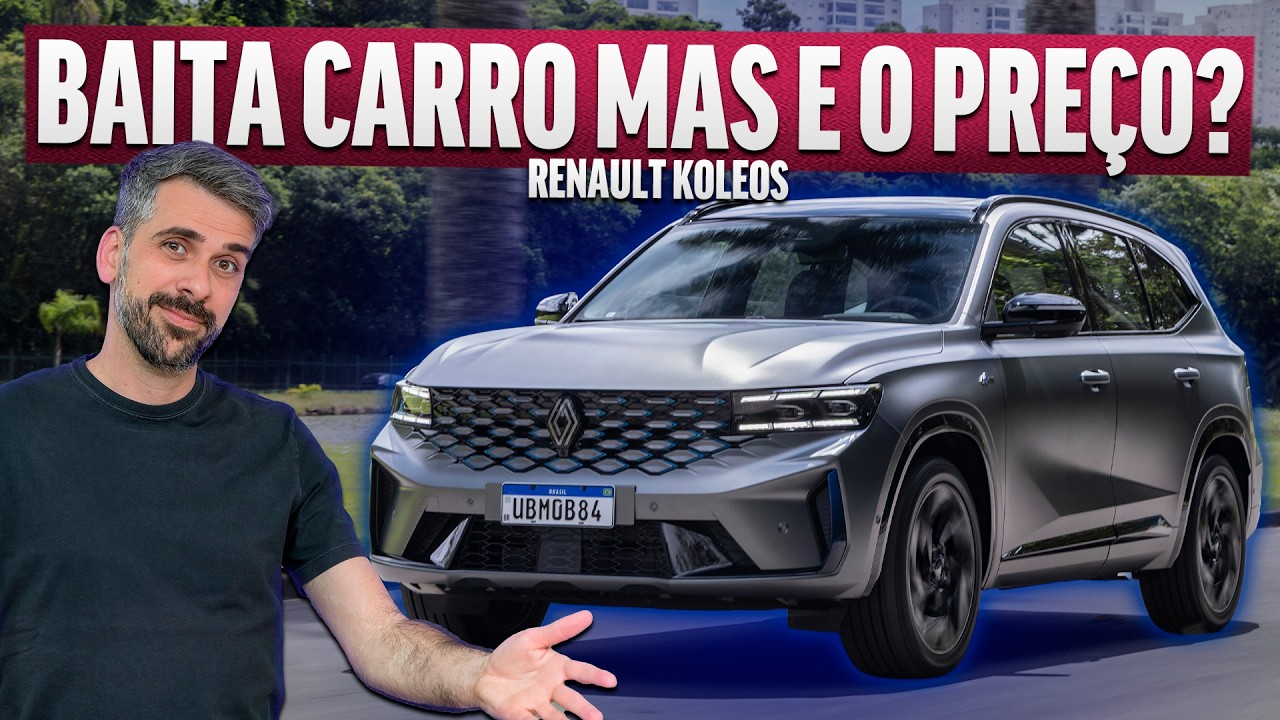 RENAULT KOLEOS É SUV HÍBRIDO COM DNA DE VOLVO, ESPAÇOSO E BEM-EQUIPADO