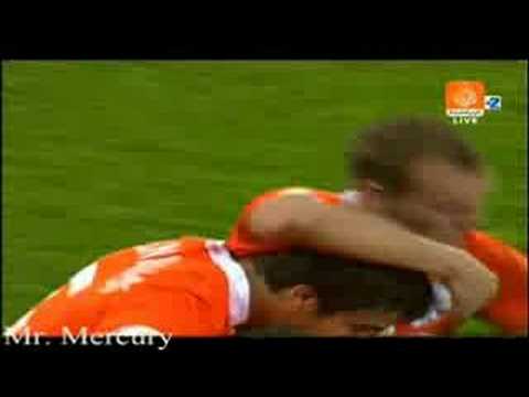 Gol de Sneijder a Francia en la Eurocopa 2008