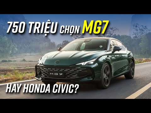 MG7 dự kiến 750 triệu: đối đầu Civic, Elantra khi về Việt Nam?