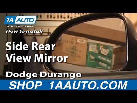 How To Install Replace Side Rear View Mirror Dodge Durango 97-03 1AAuto.com