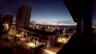 Timelapse Barcelona Sunrise/Airport/City
