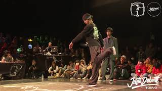 バフケロ (バファリン & KELO) vs Hibiki & REOU – JUSTE DEBOUT TOKYO 2020 POPPING BEST8 (Another angle)