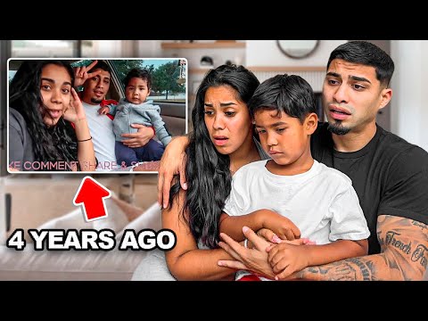 Reacting To Our FIRST EVER Youtube Video! *Emotional*