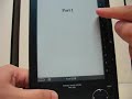 Demonstra��o do Sony reader PRS 505