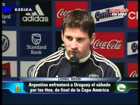 Messi: Argentina no es el Barcelona