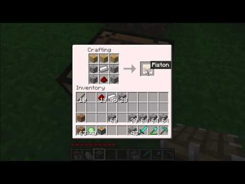 how to make a piston in minecraft