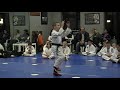 Billy testing for 2nd degree black belt Tae Kwon Do Dec 2 2009
