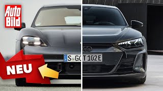 Porsche Taycan vs. Audi e-tron GT (2021) | So unterscheiden sich die Elektro-Brüder | Der Vergleic by Auto Bild
