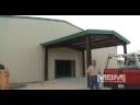 Steel warehouse building