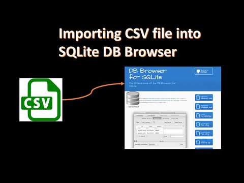 Importing CSV file to DB Browser for SQLite