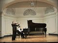 Chin Kim Enesco Sonata #3 1st  mvmt, David Oei piano, Mannes 08-11-14