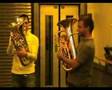 Tetris Theme on euphoniums in Birmingham - may 2007