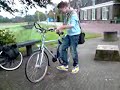 jouke en zijn scooter