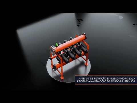 Sistema de Filtração em Discos | Animação 3D