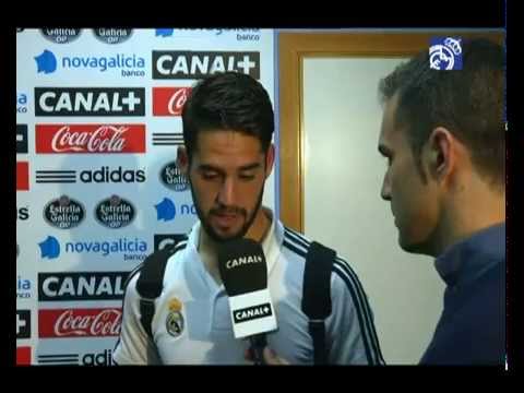 Las declaraciones de Arbeloa e Isco tras el partido ante el Celta