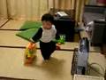 アンパンマンのバッグがお気に入り