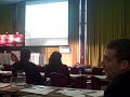 George Lee rides a Segway