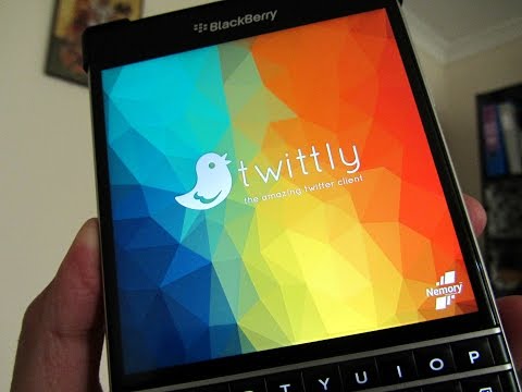 how to download twitter on blackberry